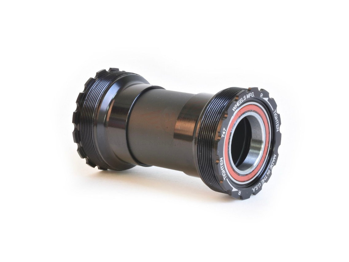 Wheels MFG T47 24/22mm SRAM Angular Contact Bottom Bracket - Blac 1 Wheels MFG T47 24/22mm SRAM Angular Contact Bottom Bracket - Blac